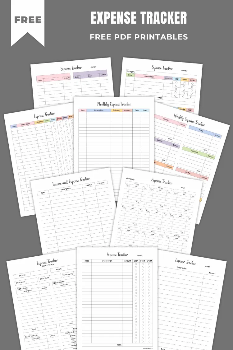 Expense Tracker | 20+ Free PDF Templates