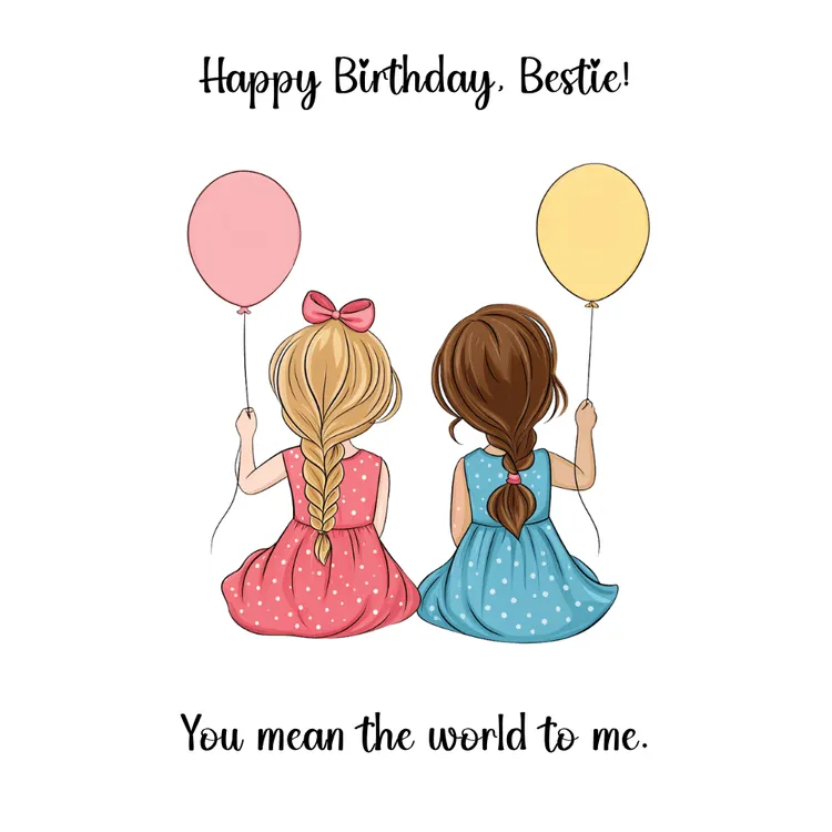 Birthday Card for Best Friend