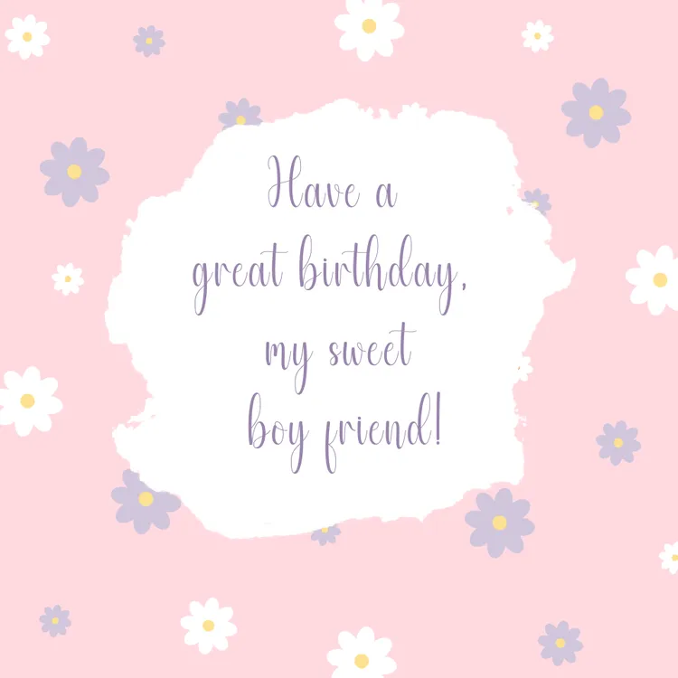 Printable Birthday Card for Boyfriend