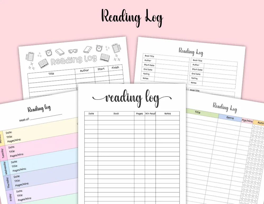 Printable Reading Log