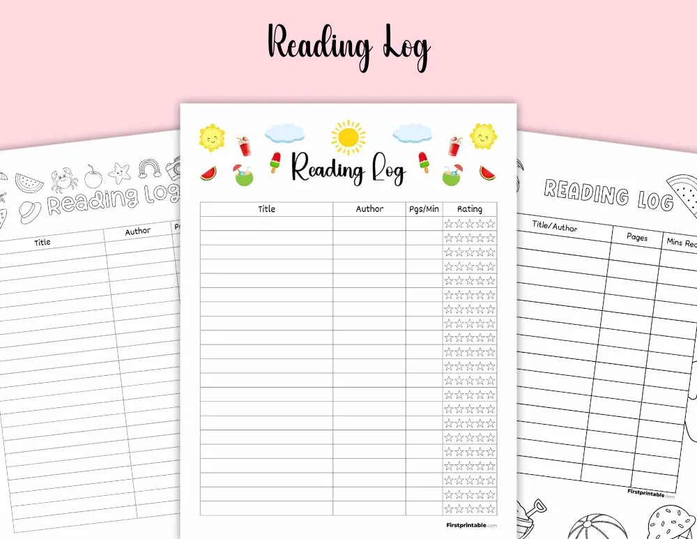 Summer Reading Log