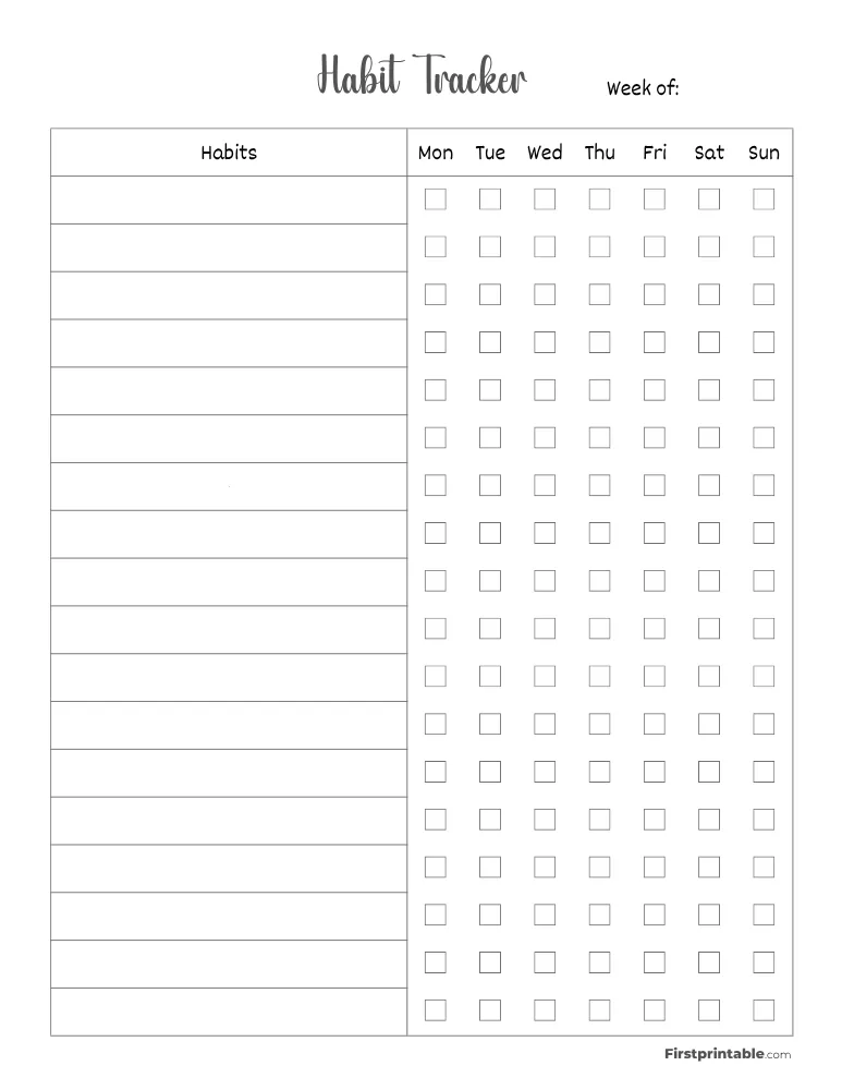 Habit Tracker 14