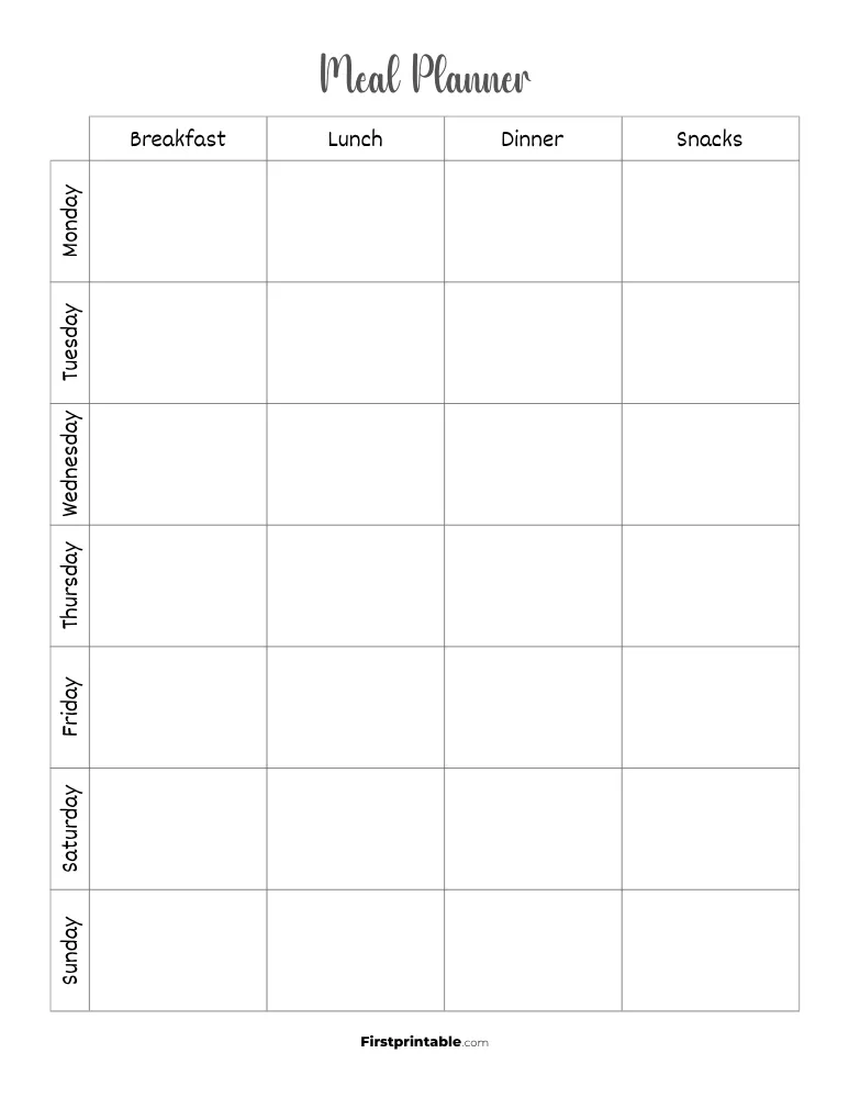 Meal Planner 02