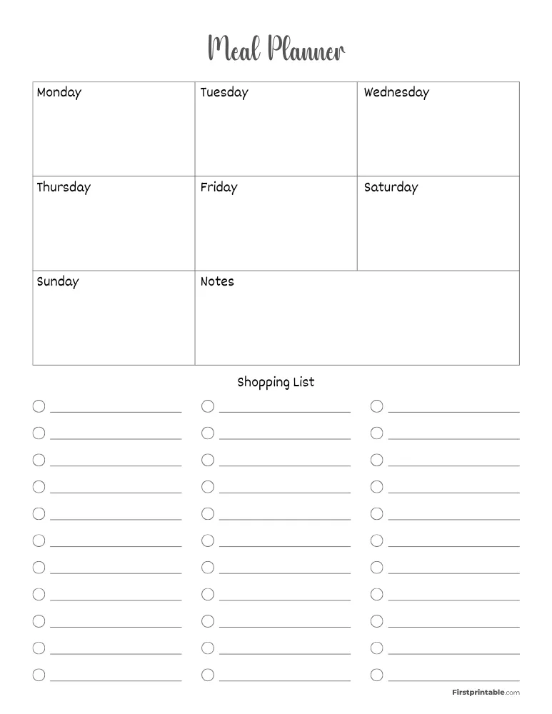 Meal Planner 06