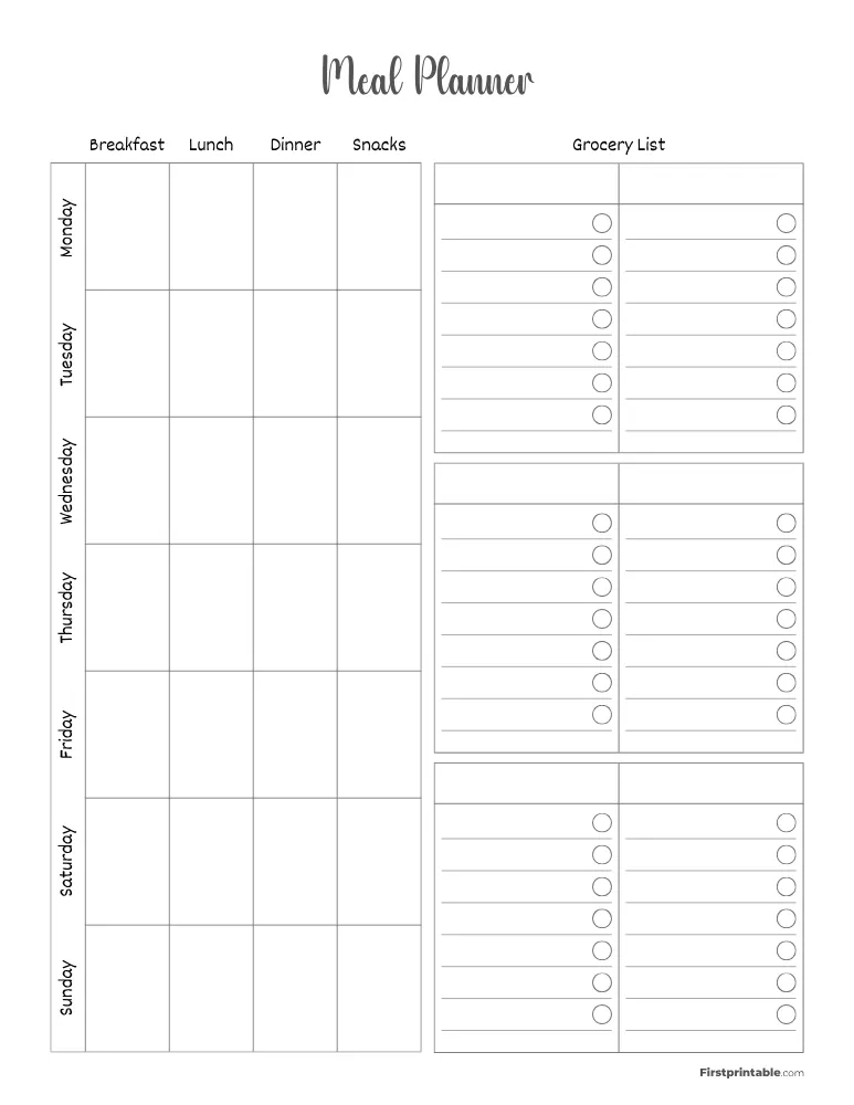 Meal Planner 09