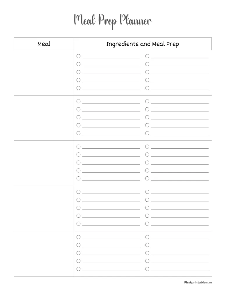 Meal Planner 27