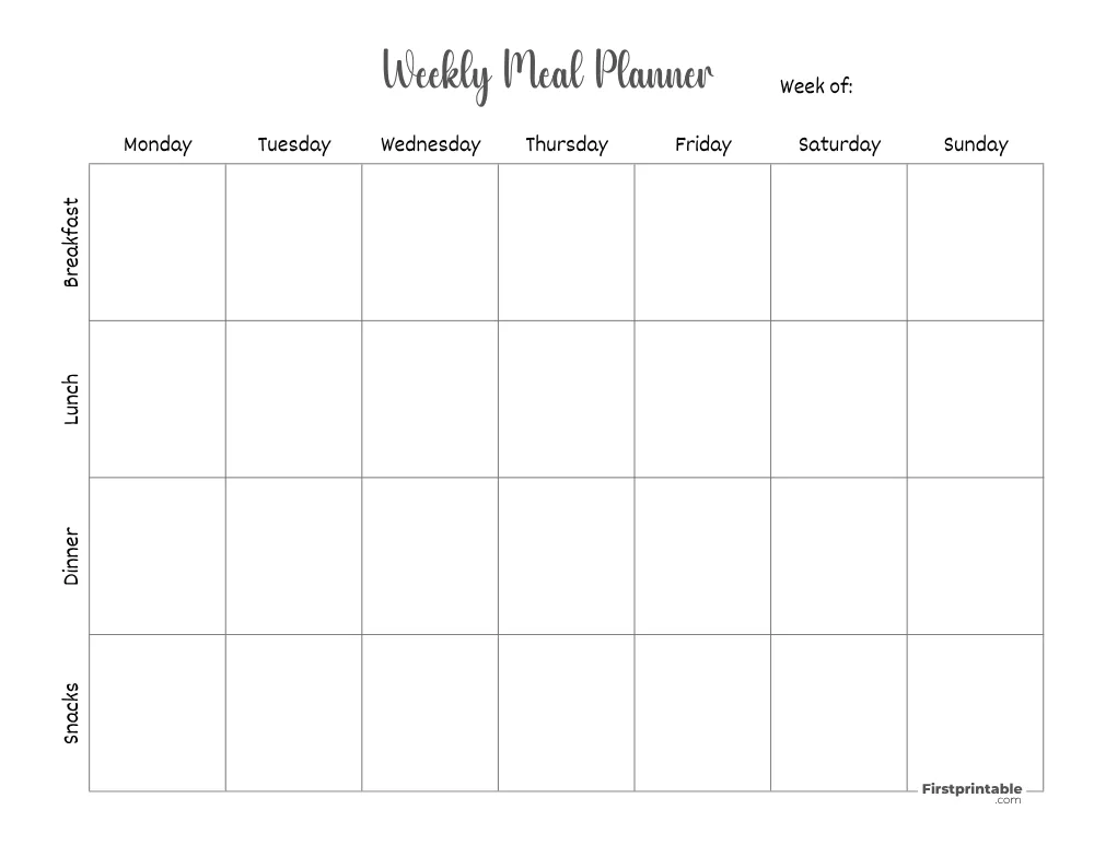 Meal Planner 28