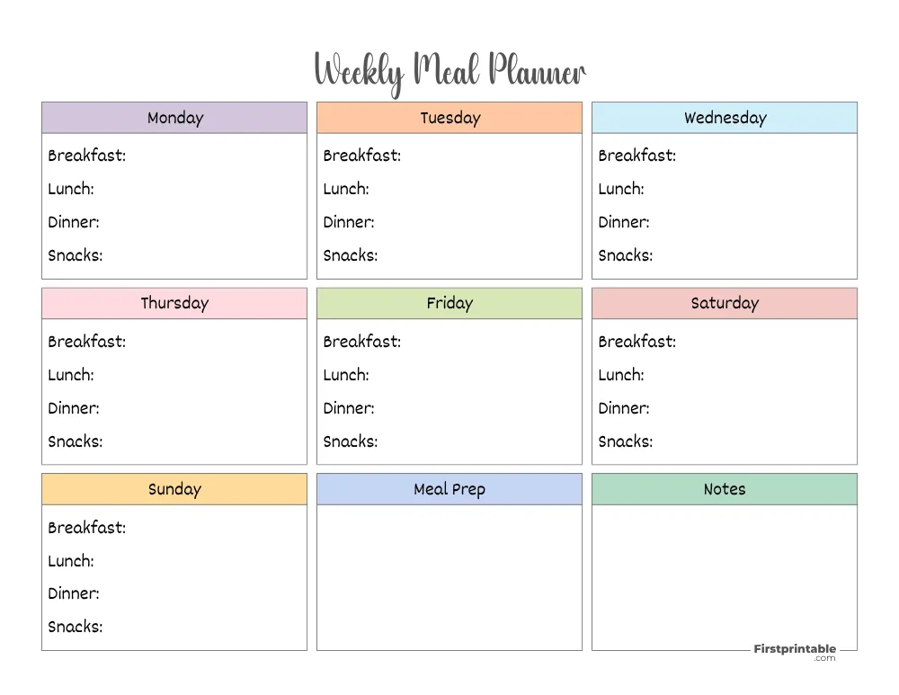 Meal Planner 32