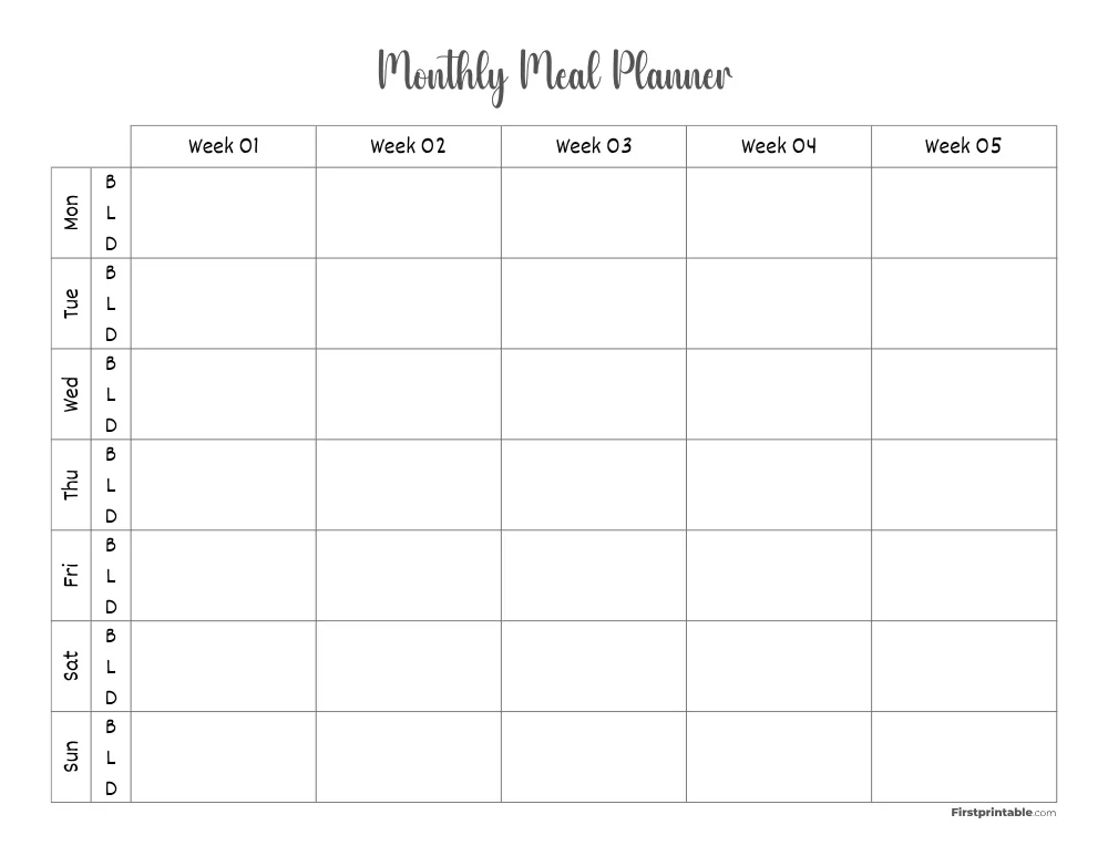 Meal Planner 37