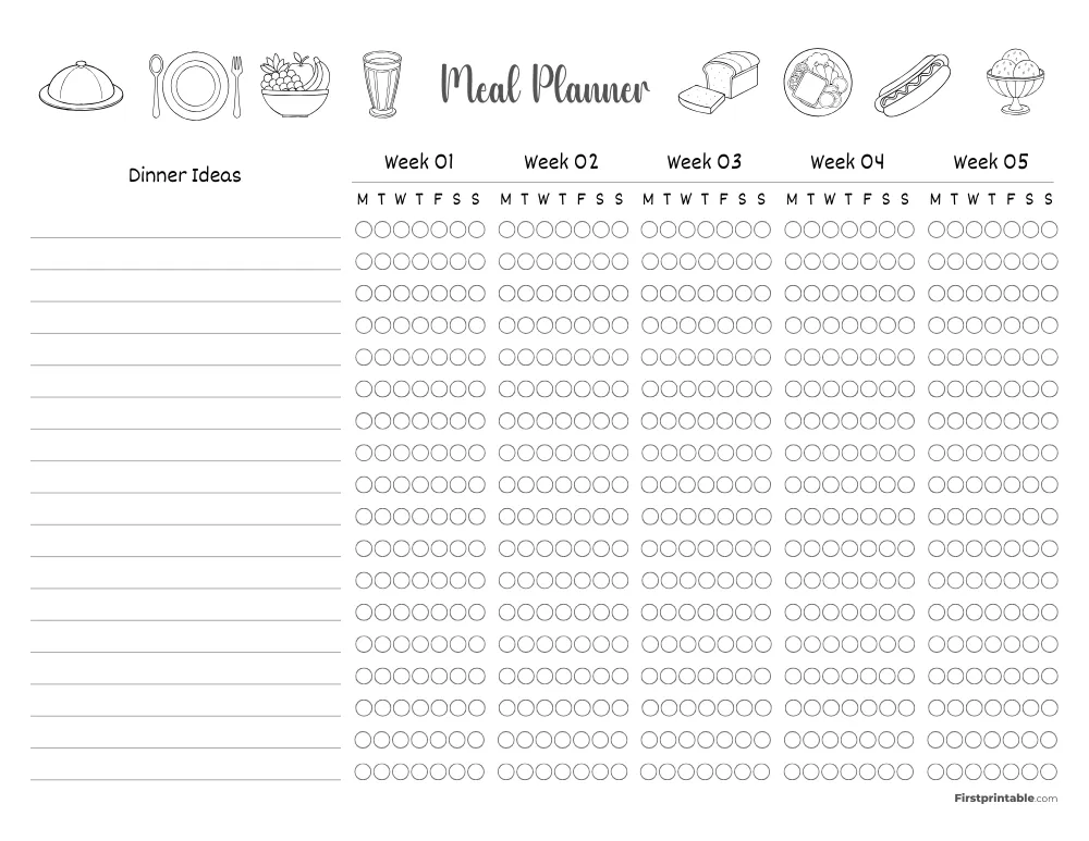 Meal Planner 40