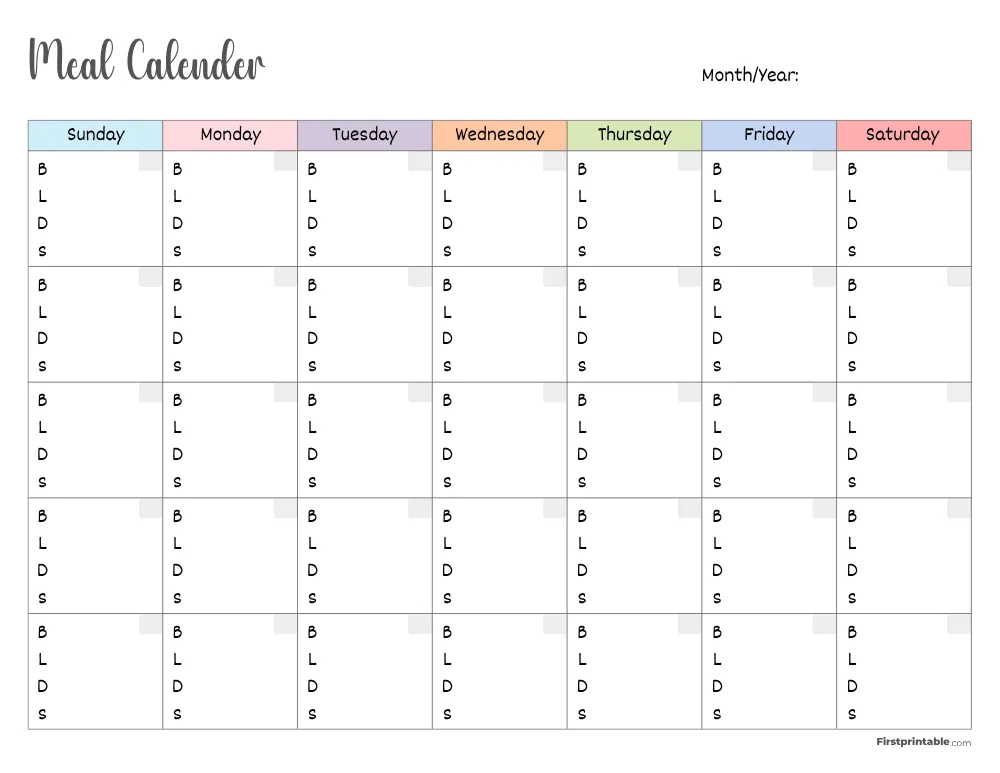 Meal Planner 44