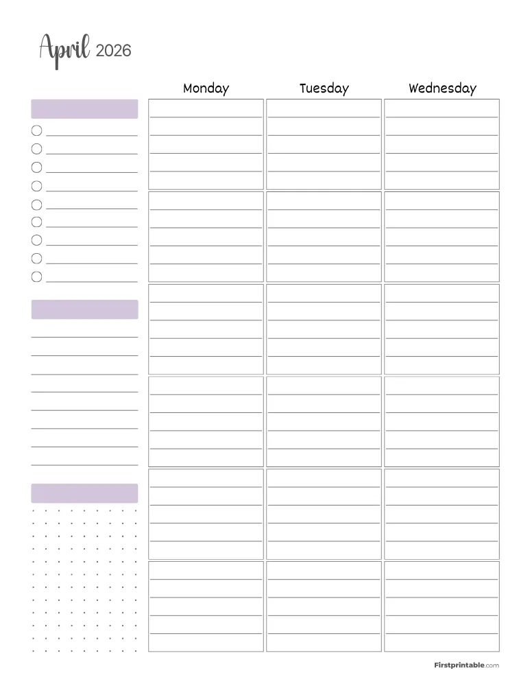 April 2026 - Standard Vertical Layout 01
