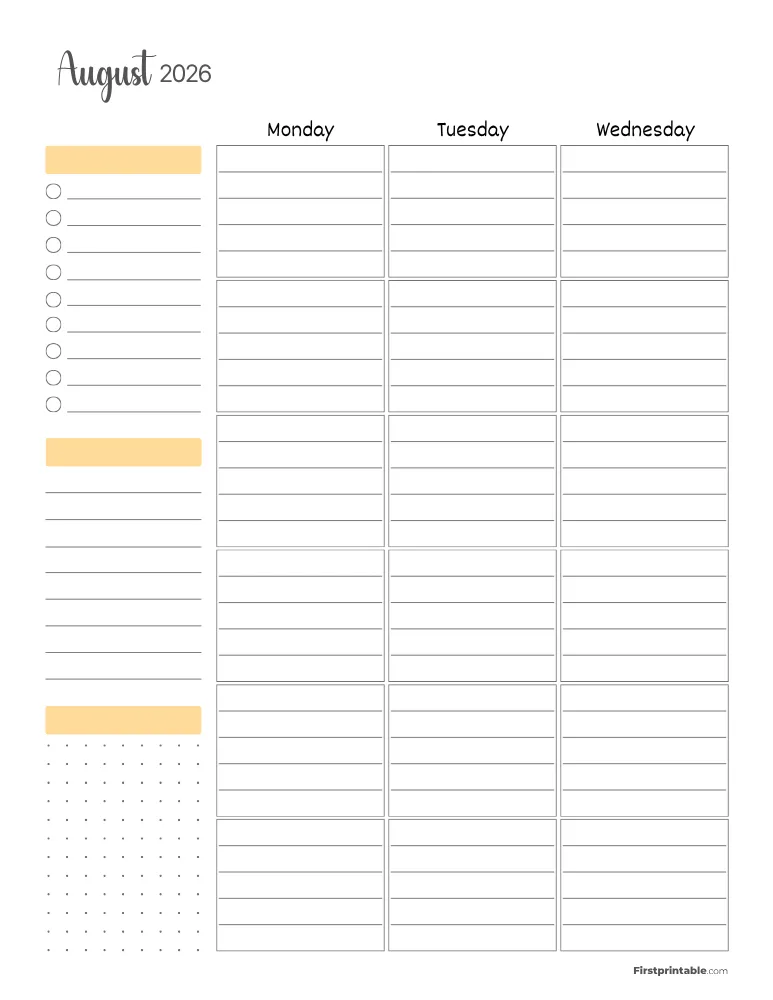 August 2026 - Standard Vertical Layout 01