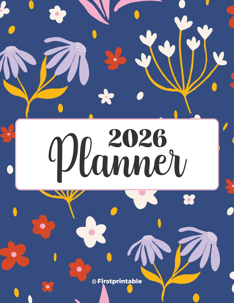 2026 Planner Custom Cover Front Page