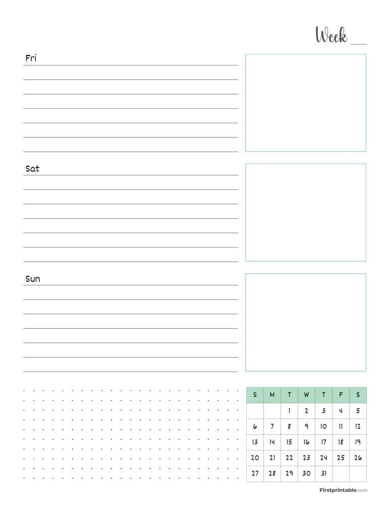 December 2026 - Horizontal Layout 02