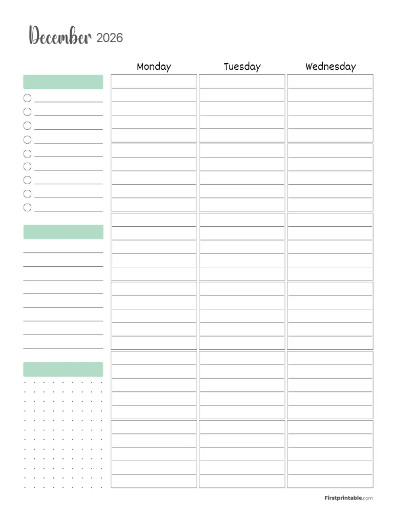 December  2026 - Standard Vertical Layout 01
