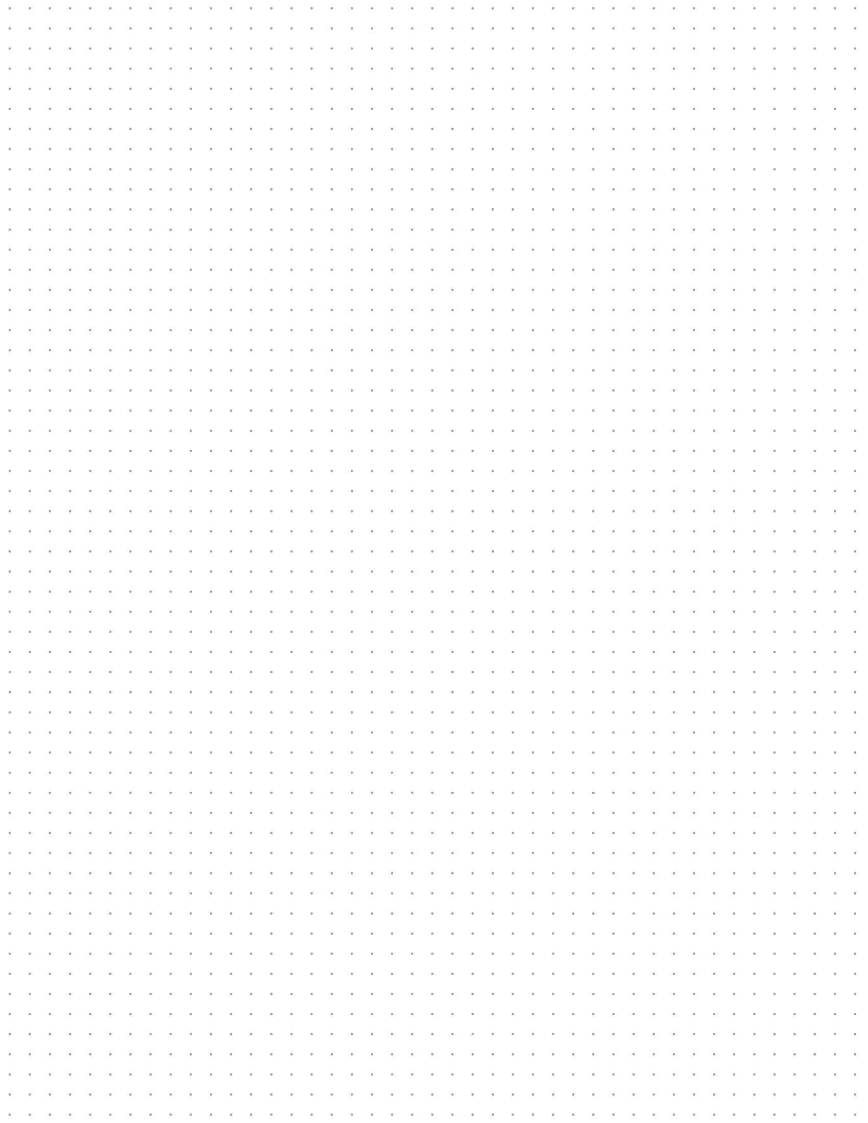 Dot Grid Paper without Margin