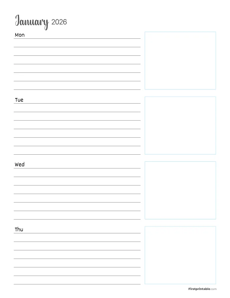 January 2026 - Horizontal Layout 01