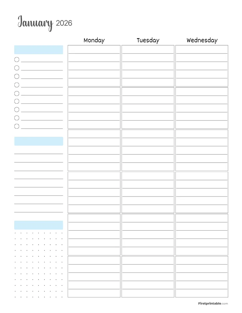 January 2026 - Standard Vertical Layout 01