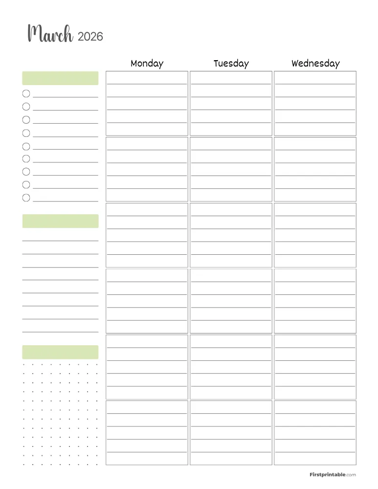 March 2026 - Standard Vertical Layout 01