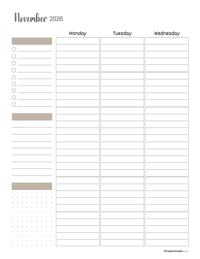 November 2026 - Standard Vertical Layout 01