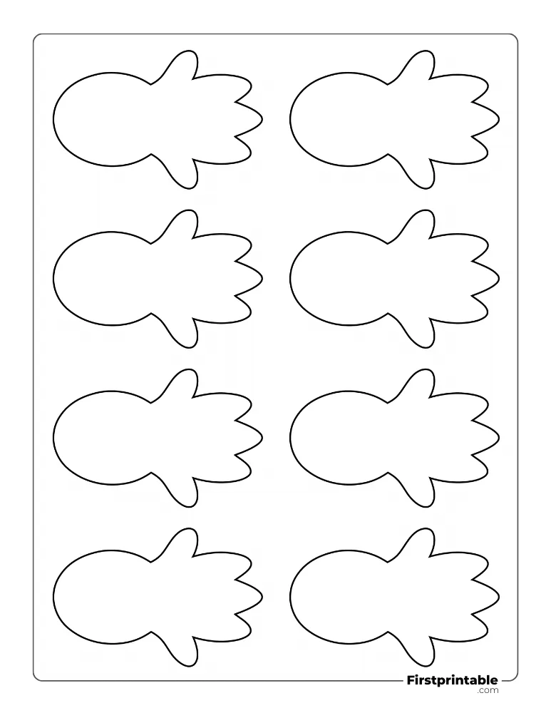 Easy Ghost Template - Small Outline