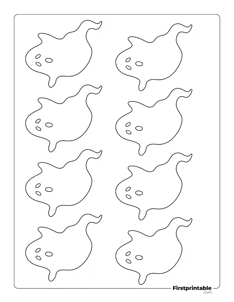 Floating Ghost Template - Small Outline