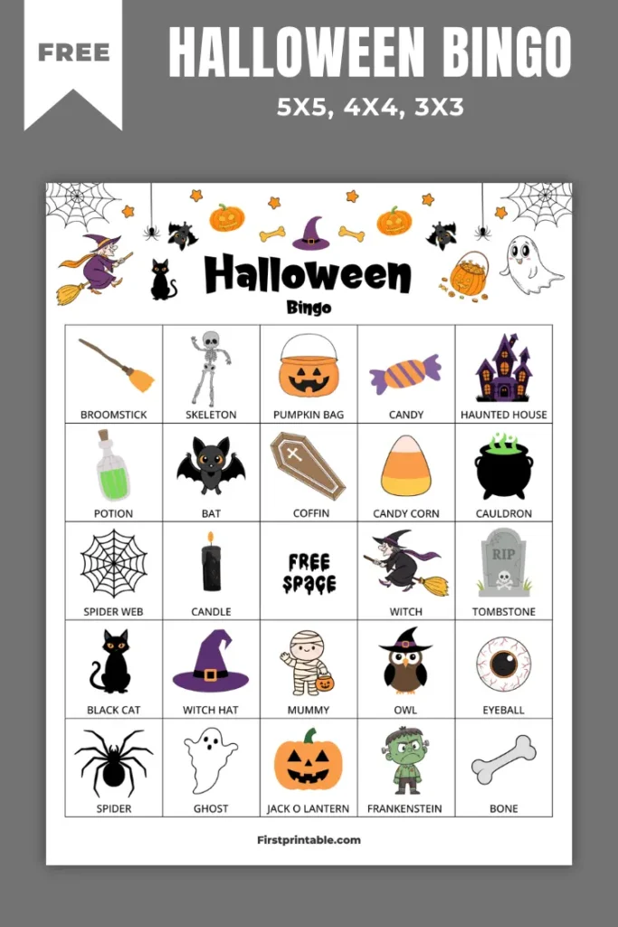 Halloween Bingo Cards | 10+ Free PDF Printables