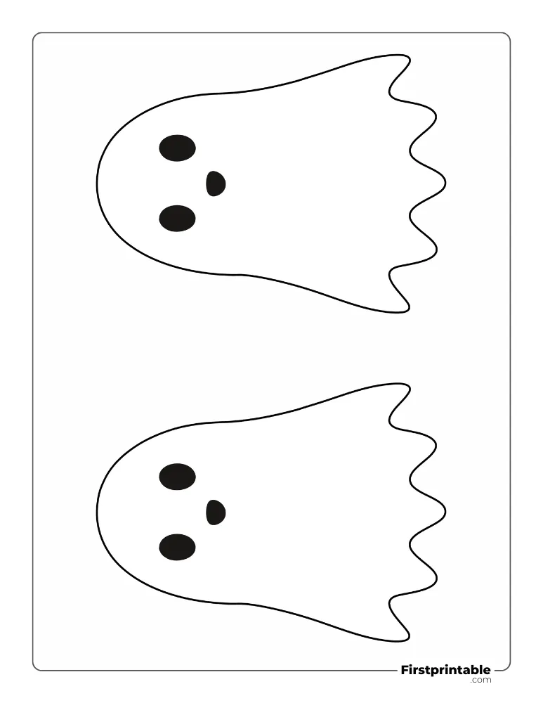 Ghost Template - Large Outline