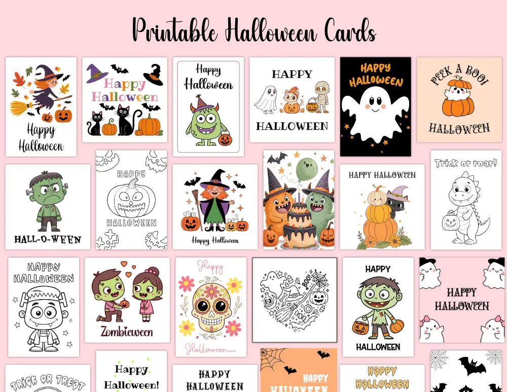 Printable Halloween Cards 01 Printable Halloween Cards 01