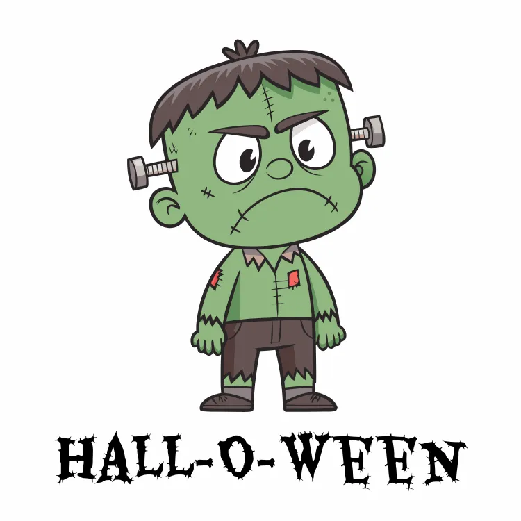 Frankenstein Halloween Card