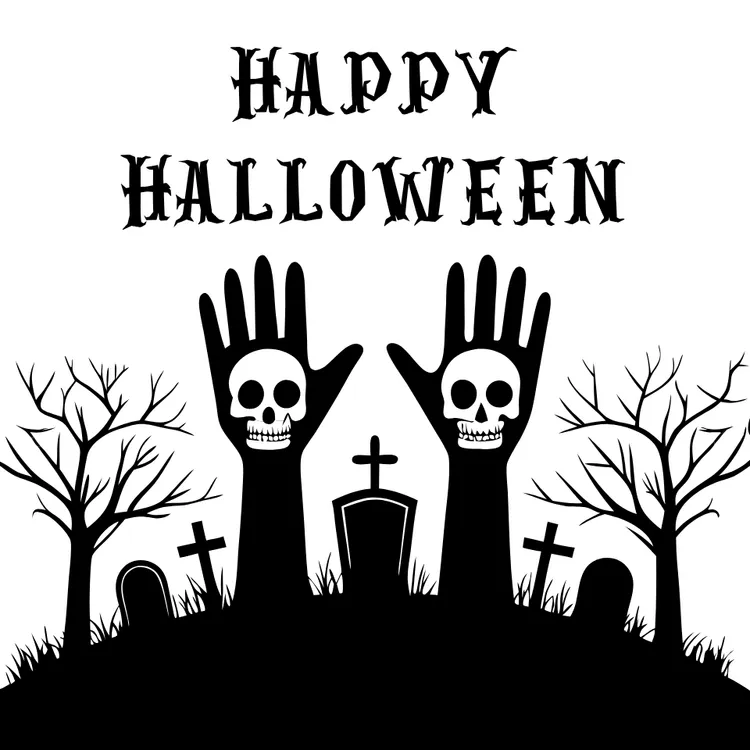 Scary Halloween Card