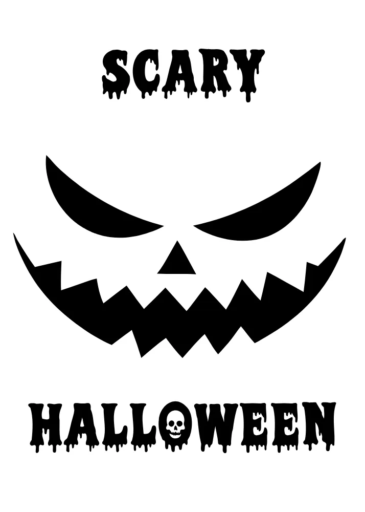 Creepy Halloween Card
