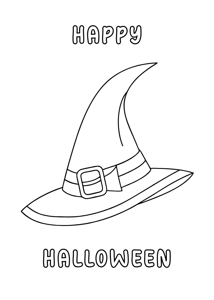 Color the Witch Hat
