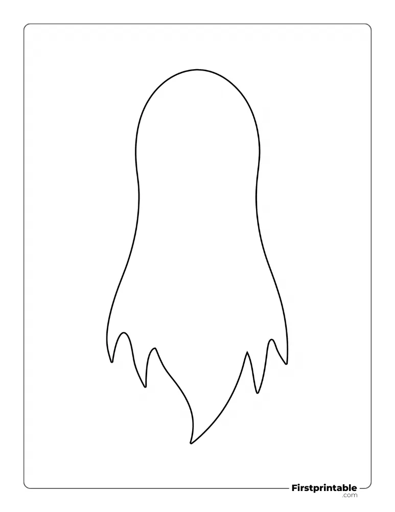 Simple Ghost Template - Full Page Outline