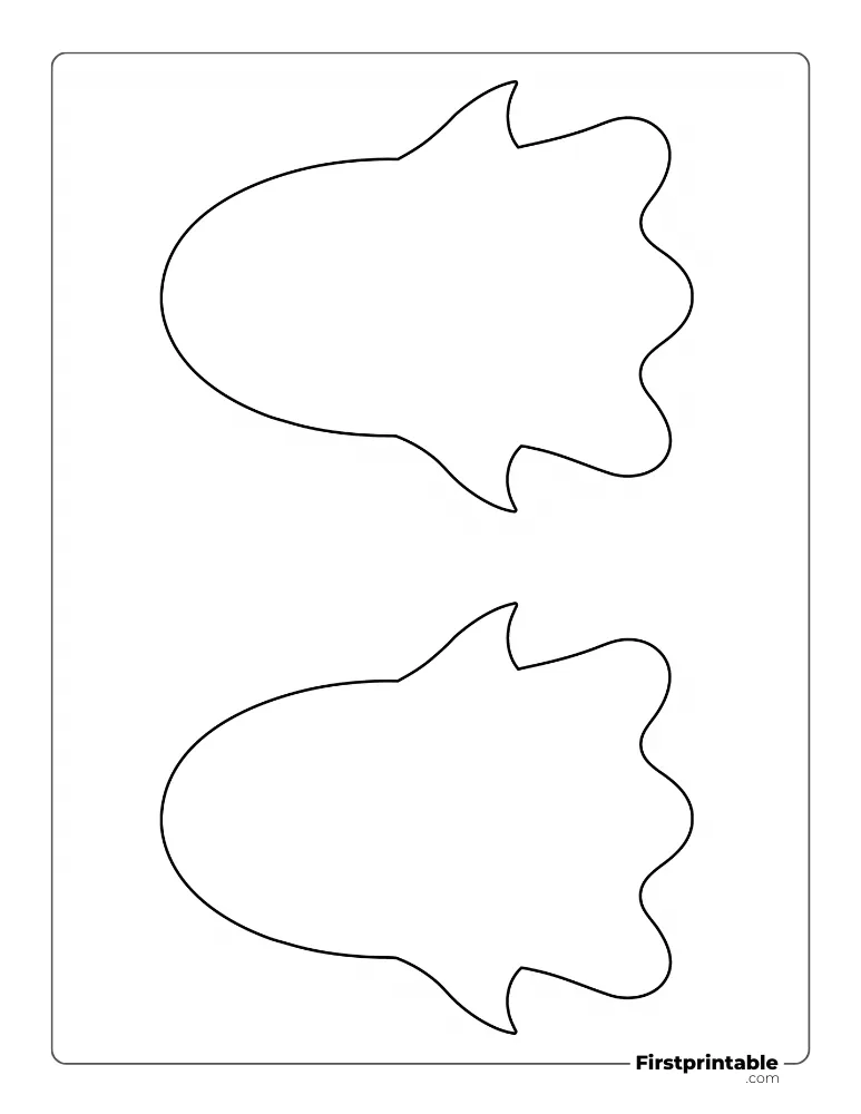Standard Ghost Template - Large Outline