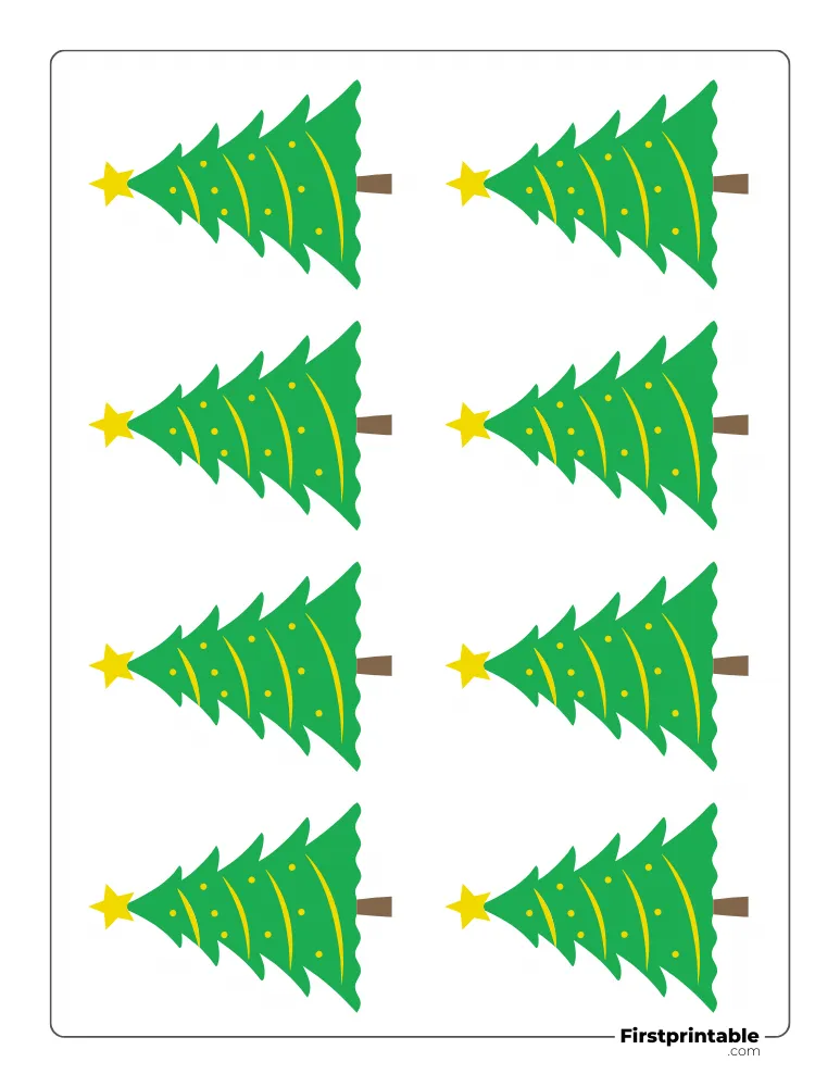 XMas Tree Decorations - XS Colored