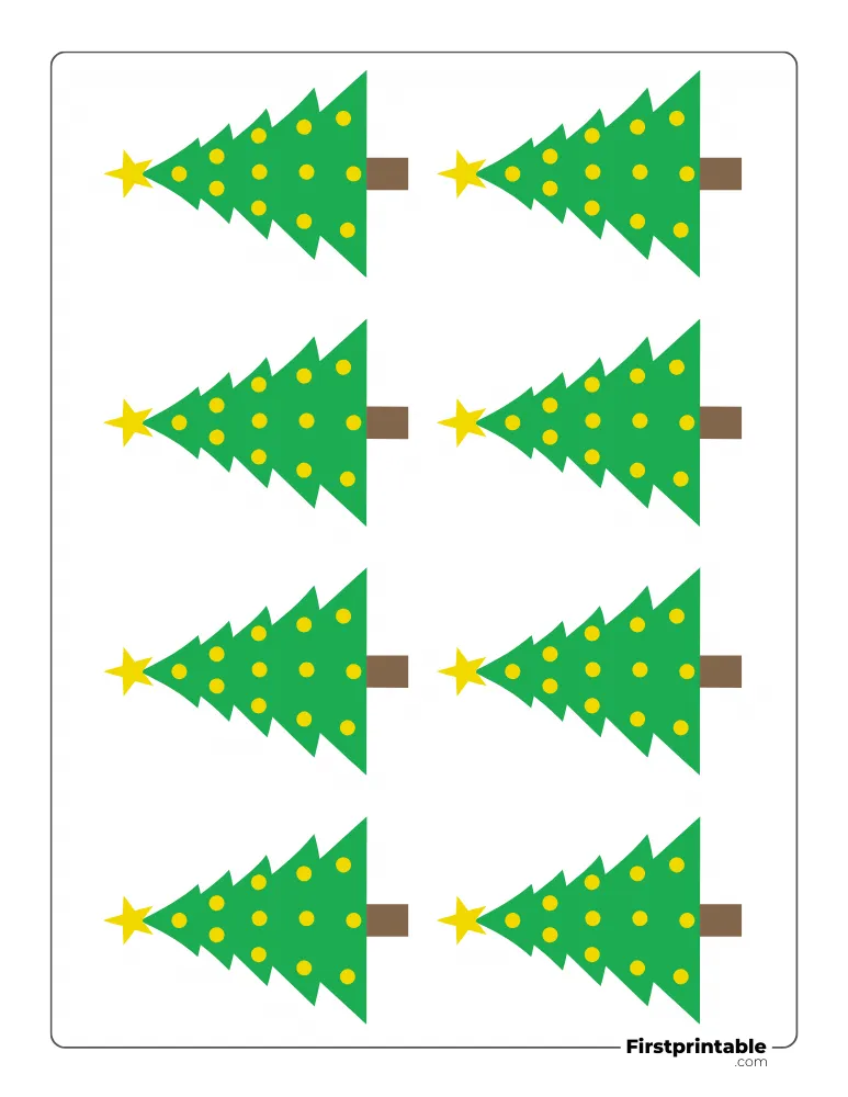 Xmas Tree - Ornaments - XS Colored