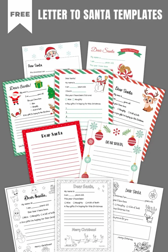 Santa Letter Templates | 15+ Free PDF Printables