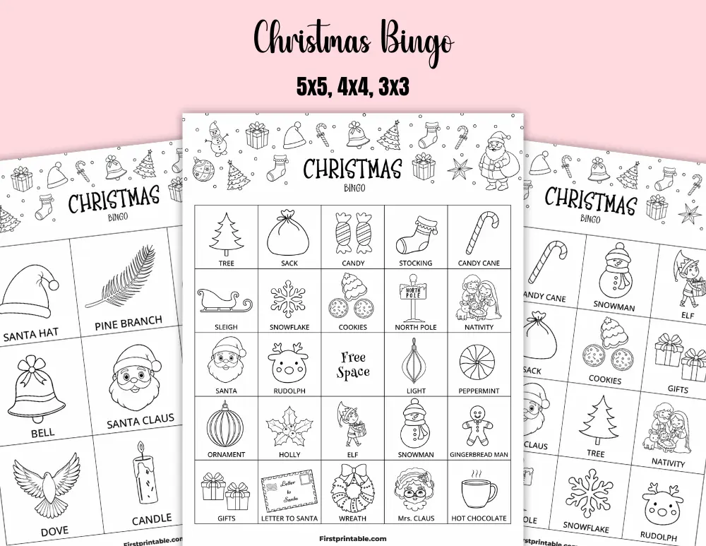 Printable Christmas Bingo 01