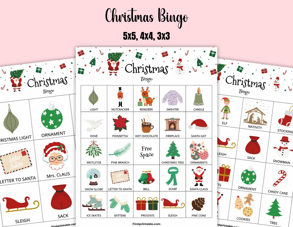 Printable Christmas Bingo 02