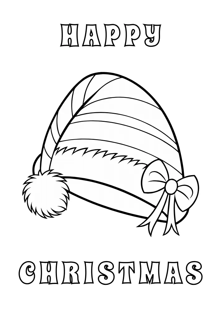 Santa Hat Christmas Card