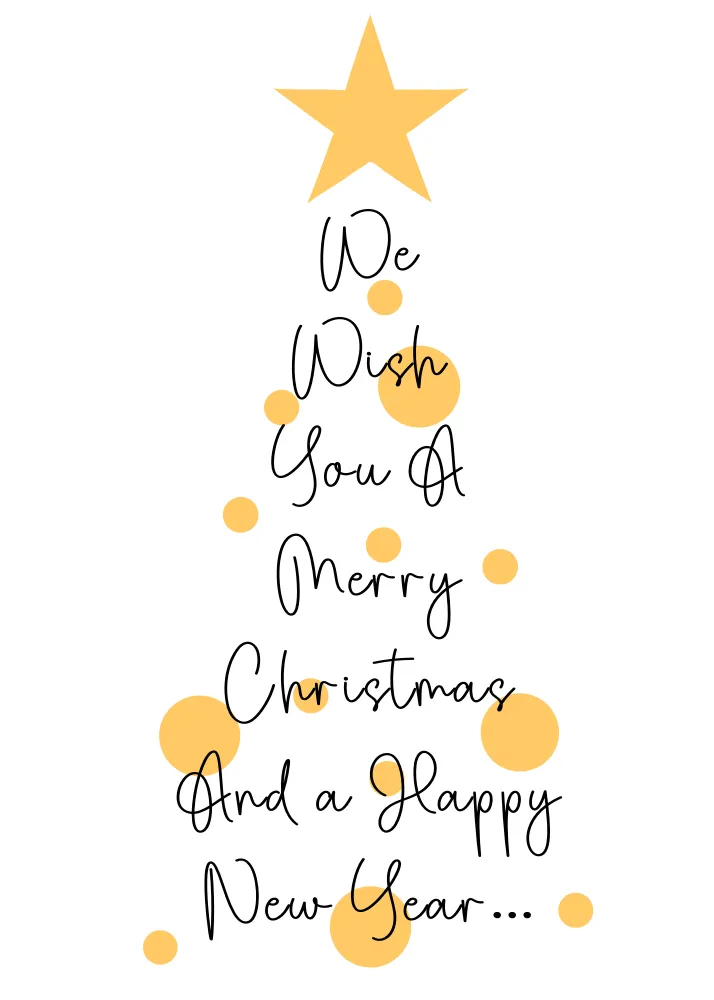 New Year and Christmas Card