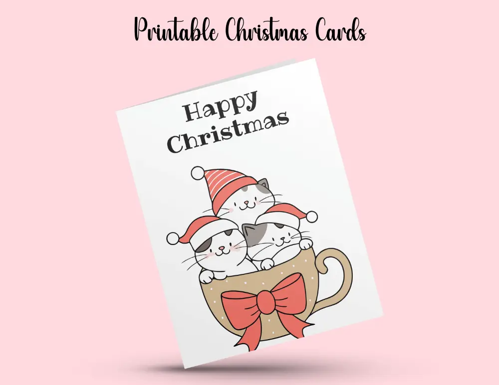 Printable Merry Christmas Cards