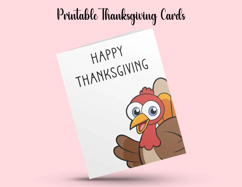 Printable Thanksgiving Cards 04