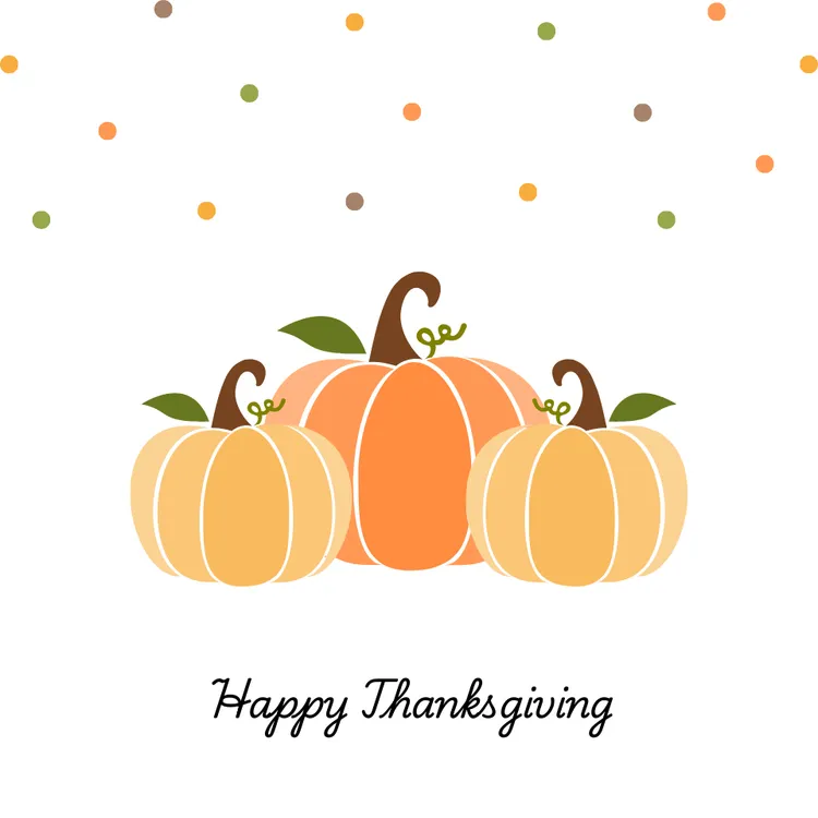 Pumpkin with Leaf Printable Card