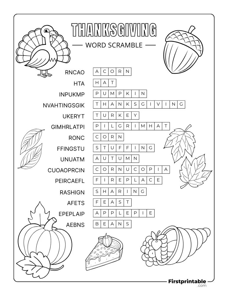 Medium 01 Answer Key