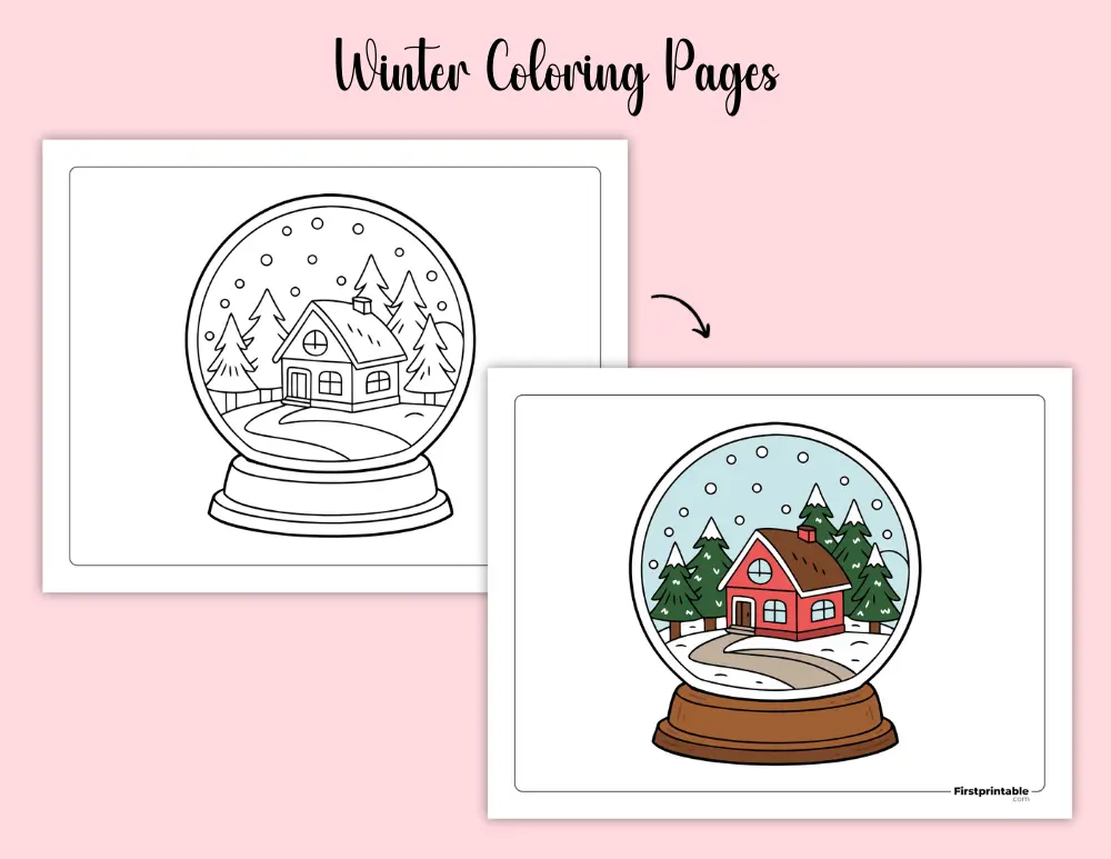 Printable Winter Coloring Pages 02