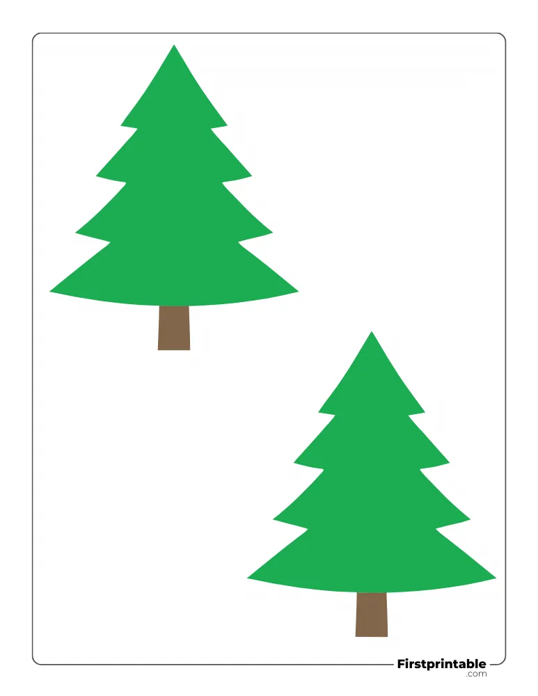 Standard Tree Template - Medium Colored