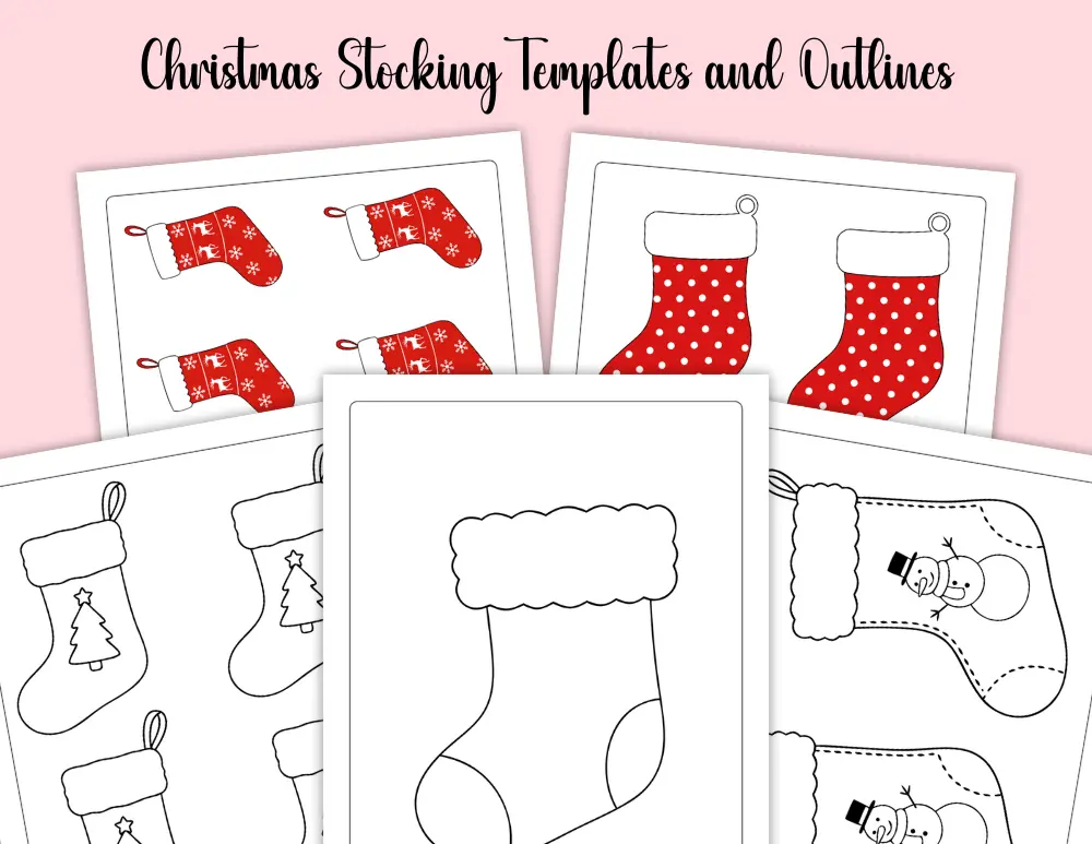Free Christmas Stocking Templates and Outlines Free Christmas Stocking Templates and Outlines